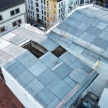 Das Dach ist geöffnet